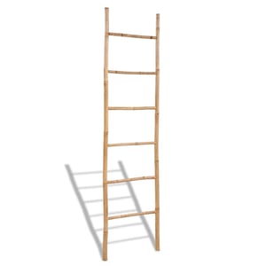 

vidaXL Bamboo Towel Ladder with 6 Rungs