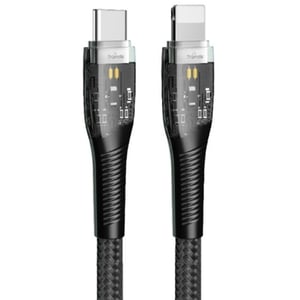 

Trands Glassy Series USB-C To Lightning Cable 1m Black