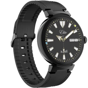 

Xcell Elite 3 Smart Watch Black With Leather Strap