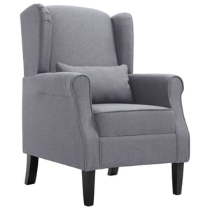

vidaXL Armchair Dark Grey Fabric