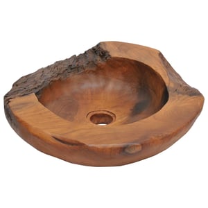 

vidaXL Basin Solid Teak 45 cm