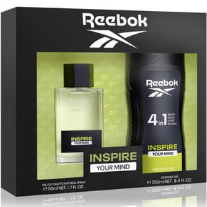 

Reebok Inspire Your Mind 50ml EDT + 250ml Hair & Body Shower Gel Set for Men