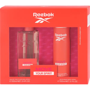 

Reebok Move Your Spirit 100ml EDT + 150ml Body Spray Set for Women