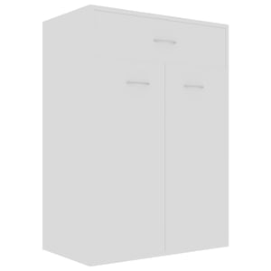 

vidaXL Shoe Cabinet White 60x35x84 cm Engineered Wood