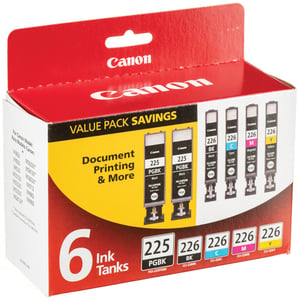 Canon PGI-225 & CLI-226 6-Color Ink Tank Value Pack
