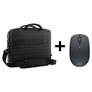 Dell Pro Slim Briefcase Black + Wireless Mouse Black