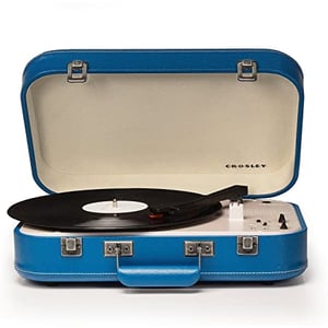 

Crosley Coupe CR6026A Bluetooth Portable Turntable- Blue