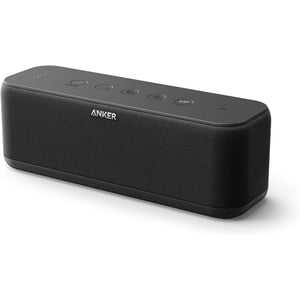 Anker Soundcore Boost Bluetooth Speaker with Well-Balanced Sound, BassUp, 12H Playtime, USB-C, IPX7 Waterproof, Wireless Speaker with Customizable EQ via App, Wireless Stereo Pairing