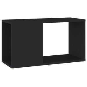 

vidaXL TV Cabinet Black 60x24x32cm Engineered Wood