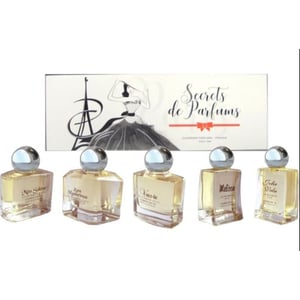 

Charrier Parfums Secrets De Parfums (J/V9.9+Veuxt9.8+L/M10.5+Miss/S9.9+Mlssa9.9) Mini Set EDP For Women
