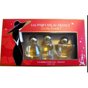 

Charrier Parfums Les Parfums De France Lovely/F (Love/R5.6+Lvly/F10.5+Lvly/E8.9) Mini Set EDP for Men