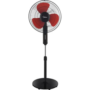 Stand fan with sales cooler