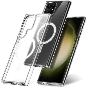 

Protect Magnetic Clear Case With Screen Protector Galaxy S23 Ultra