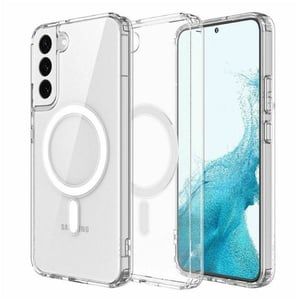 

Protect Magnetic Clear Case With Screen Protector Galaxy S23 Plus