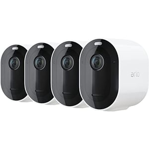 Arlo Pro 4 Spotlight Wireless Security Cameras White- VMC4450P