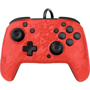 

PDP Faceoff Controller For NS Camo Red