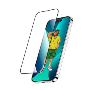 

Green 3D Silicone HD Glass Screen Protector iPhone 14 Plus - Clear