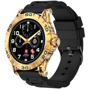 

Swiss Military SM-WCH-DOM2-S-YGBLK Dom 2 Smart Watch Yellow Gold