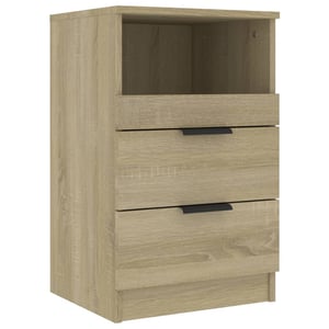 

vidaXL Bedside Cabinet Sonoma Oak Engineered Wood