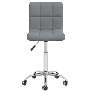 

vidaXL Swivel Dining Chair Light Grey Fabric