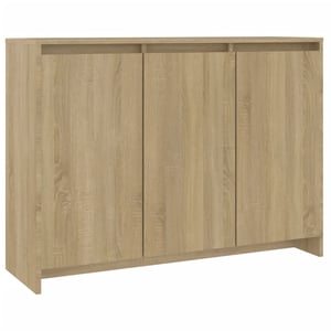 

vidaXL Sideboard Sonoma Oak 102x33x75 cm Engineered Wood