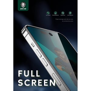 

Green 3D PET Privacy Glass Screen Protector iPhone 14 Compatibility - Black