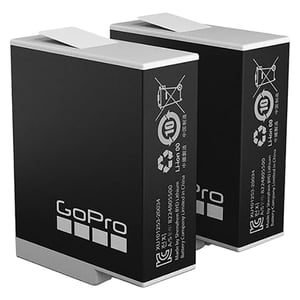 Go Pro Enduro Rechargeable Li-Ion Batteries 2 Pack Black