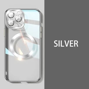 

GAFA MagSafe Case With Screen Protector Silver iPhone 14 Plus