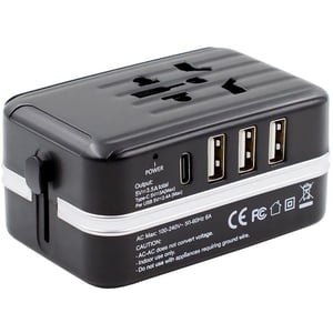 

GAFA Universal Travel Adaptor Black