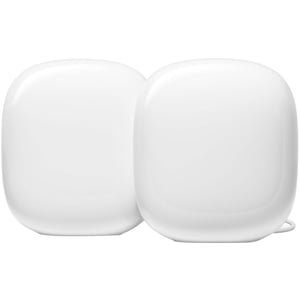 Google Nest Wifi Pro 6e AXE5400 Mesh Router (2-pack) Snow