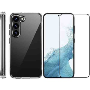 

Glassology Clear Case With Screen Protector Galaxy S23 Plus