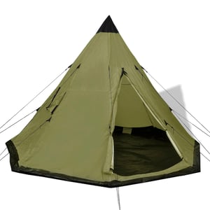 

vidaXL 4-person Tent Green
