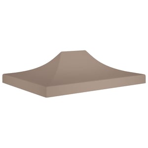Vida Xl vidaXL Party Tent Roof 4.5x3 m Taupe /m2