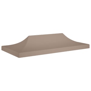 Vida Xl vidaXL Party Tent Roof 6x3 m Taupe 270 g/m2