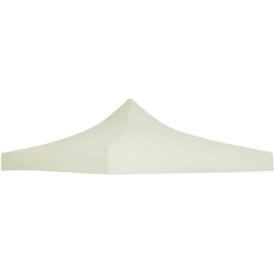 vidaXL Party Tent Roof 3x3 m Cream