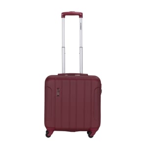 

Stargold Single Trolley Cabin Size Spinner 4 Wheels Trolley Luggage with Number Lock 16inch Burgundy SG-T81D