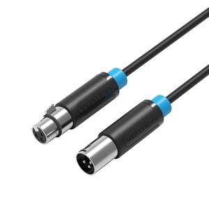 VENTION XLR Audio Extension Cable 1M BlackModel # BBFBF