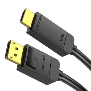 VENTION 4K DisplayPort to HDMI Cable 1.5M BlackModel # HAGBG