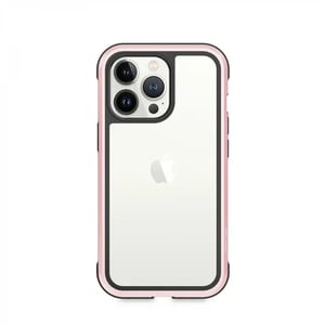 Green Lion Hibrido Shield Case for iPhone 13 Pro Max ( 6.7" ) , Easy Access to All Ports, Shock Absorbing Protection - Pink