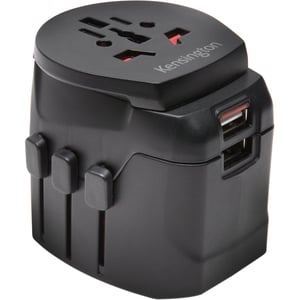 

Kensington All in One Power Adapter Plug with Dual USB Ports - International