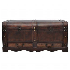 

vidaXL Treasure Chest Wood 90*51*42 cm