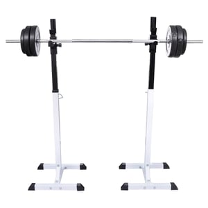 

vidaXL Squat Barbell Rack Set