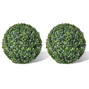 

vidaXL Boxwood Ball Artificial Leaf Topiary Ball 35 cm 2 pcs