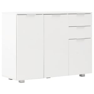 

vidaXL Sideboard High Gloss White 107x35x80.5 cm