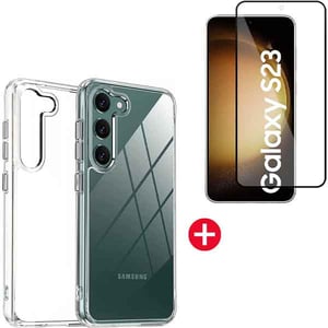 

Trands Clear Case With Screen Protector Galaxy S23