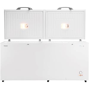 

Hisense 650 Liter Chest Freezer Double Door Silver- FC-65DD4SA