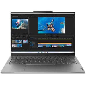 Lenovo Yoga Slim 6 14IAP8 (2022) Laptop - 12th Gen / Intel Core i7-1260P / 14inch 2.2K / 1TB SSD / 16GB RAM / Shared Intel Iris Xe Graphics / Windows 11 Home / English & Arabic Keyboard / Grey / Middle East Version - [82WU005RAX]