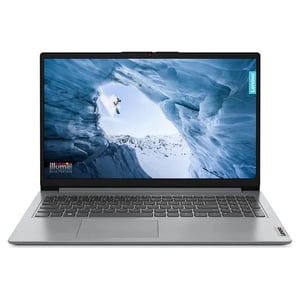 

Lenovo IdeaPad 1 15AMN7 (2022) Laptop - AMD Ryzen 5-7520U / 15.6inch FHD / 512GB SSD / 8GB RAM / Shared AMD Radeon 610M Graphics / Windows 11 Home / English & Arabic Keyboard / Grey / Middle East