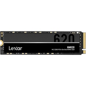 Lexar NM620 M.2 2280 PCIe Gen3x4 NVMe Internal SSD 1TB Black LNM620X001T-RNNNG