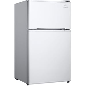 evvoli 100 Liters Top Mount Refrigerator / Adjustable Leg / Interior Light / Defrost Type - EVRFM-100W
